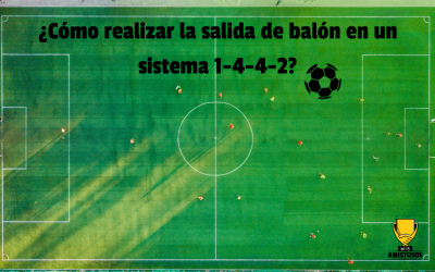 ¿Cómo realizar la salida de balón en un sistema 1-4-4-2?